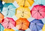 Unbrellas of many colors